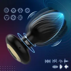 AnalTech Plug vibrant et rotatif Turn Ass 8 x 3.4cm